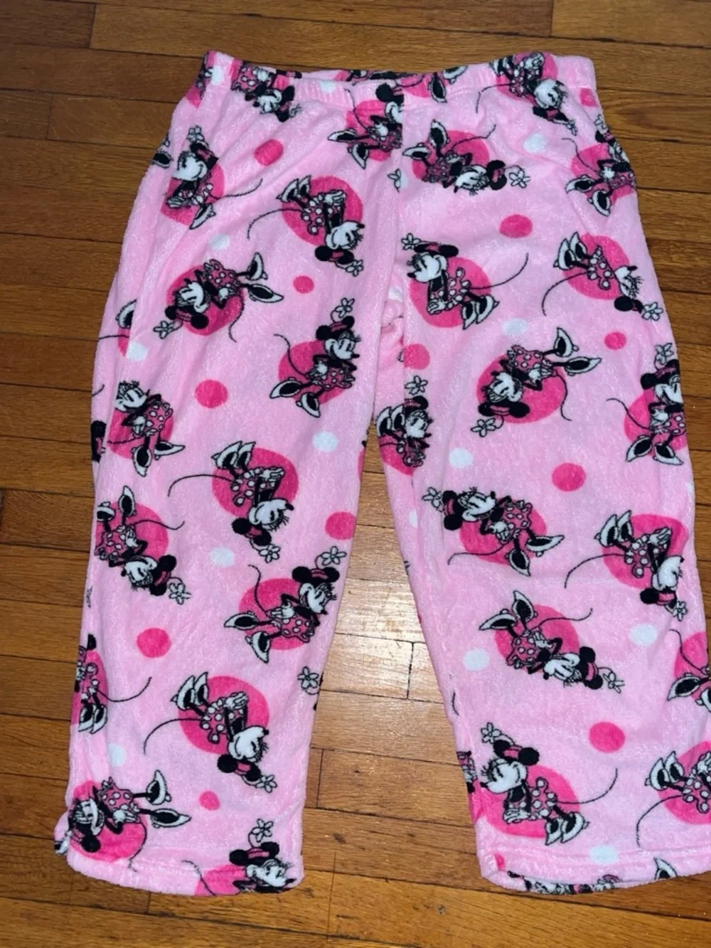 Minnie Mouse Pink Fleece Pajama Set